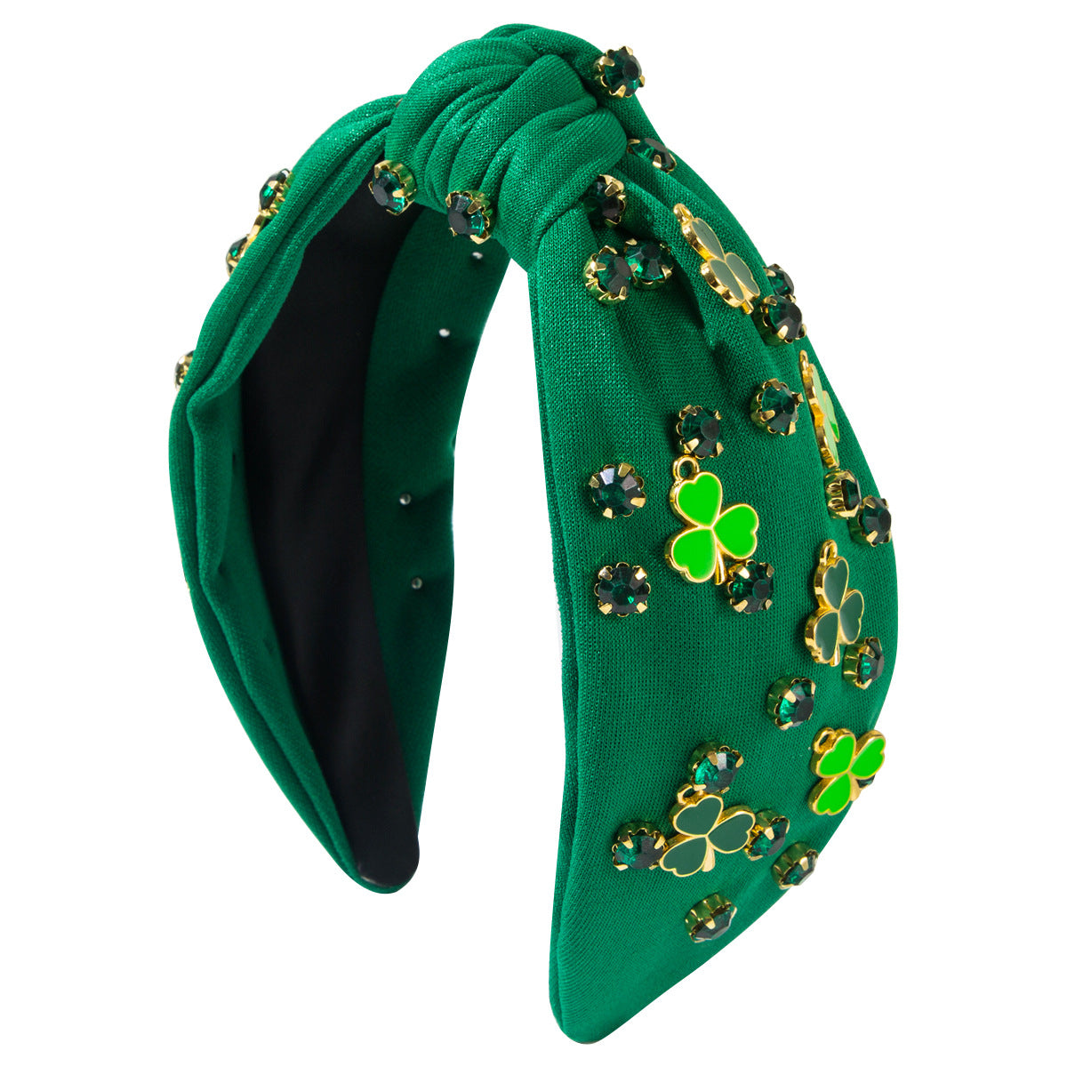 Rhinestone Clover Headband