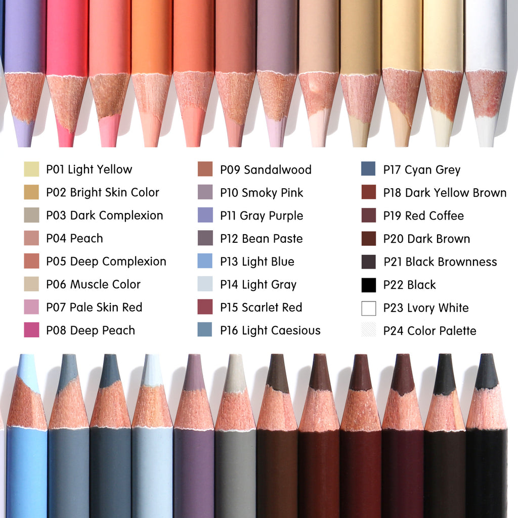 Skin Tone Colored Pencils (24)