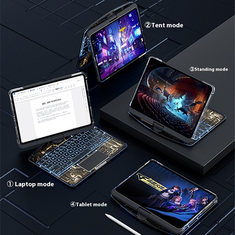 360° Keyboard Case with Trackpad for iPad