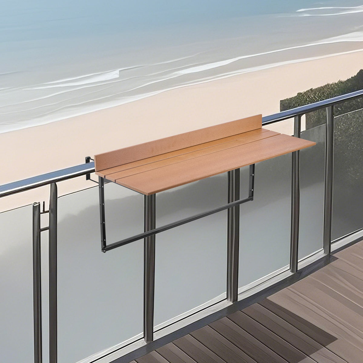 Balcony Railing Bar Table