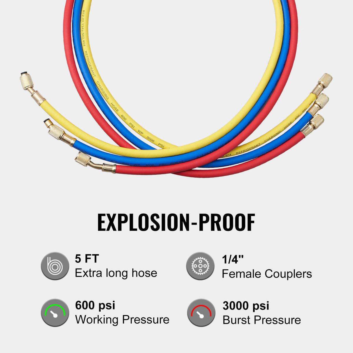 3-Way AC Manifold Gauge Set