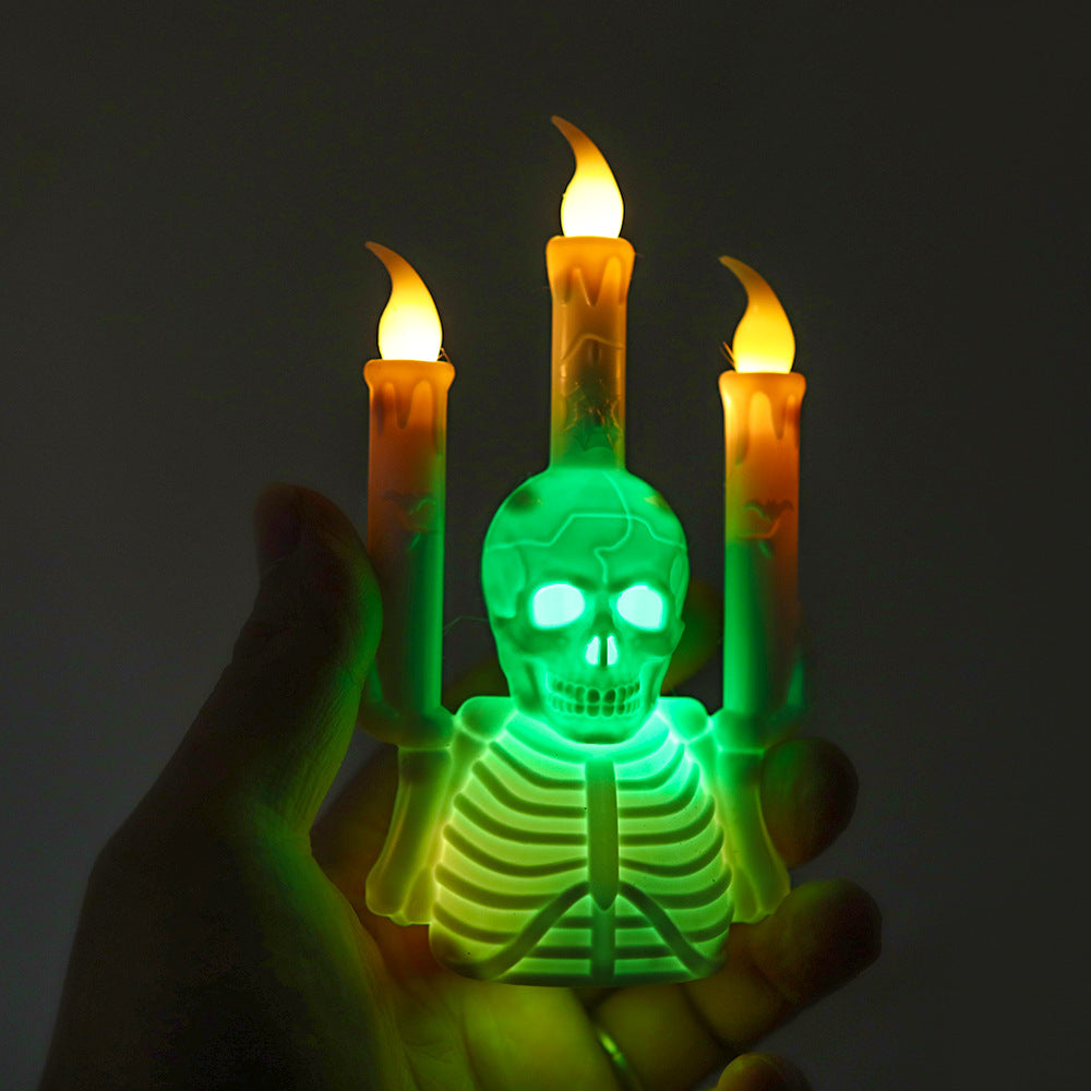 Skull Candlestick LED Light