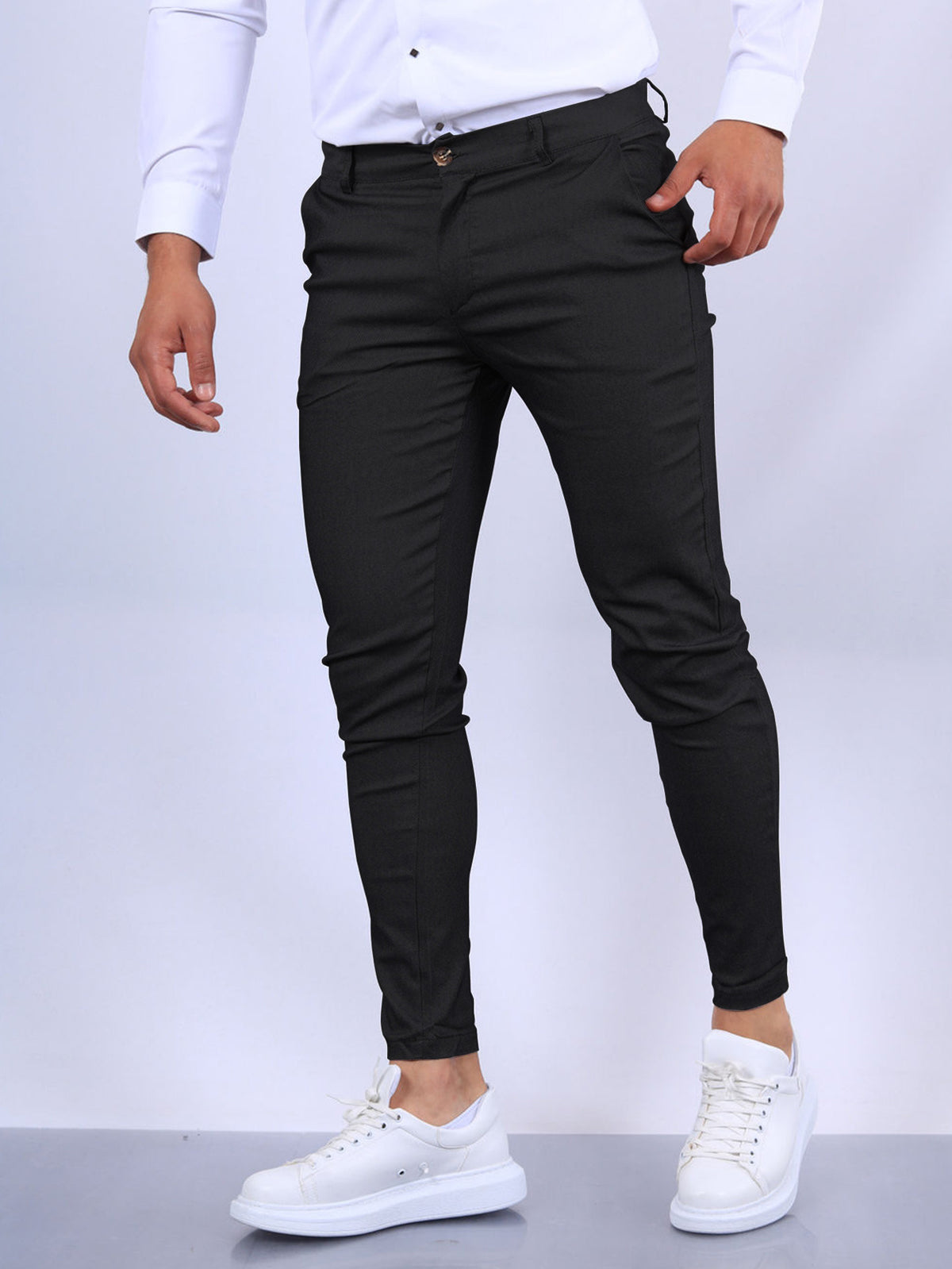 Men's Slim Office Trousers