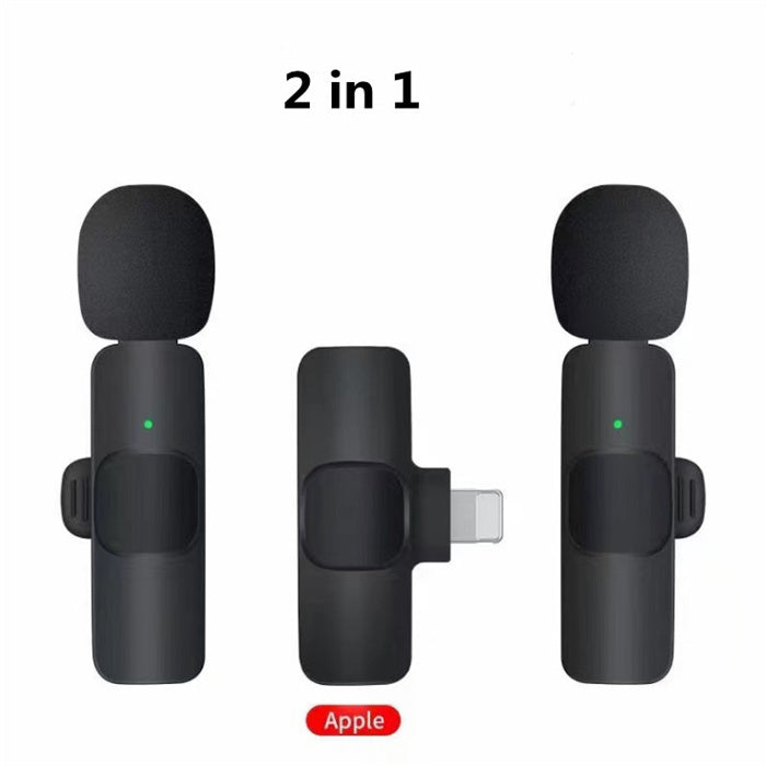Wireless Lavalier Microphone for iPhone & Android