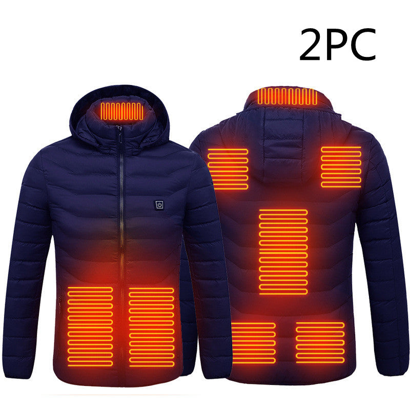 Men's USB Heated Hooded Jacket