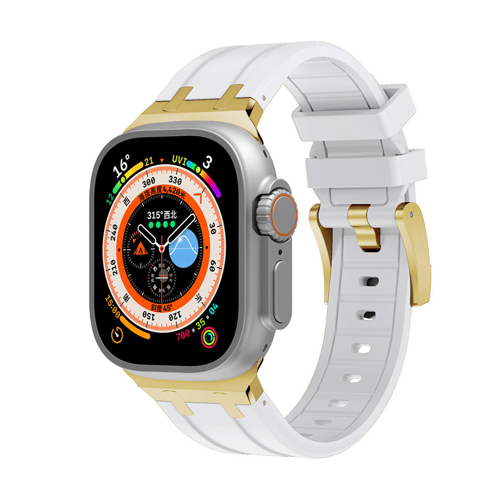 Two-Tone Silicone Smartwatch Band