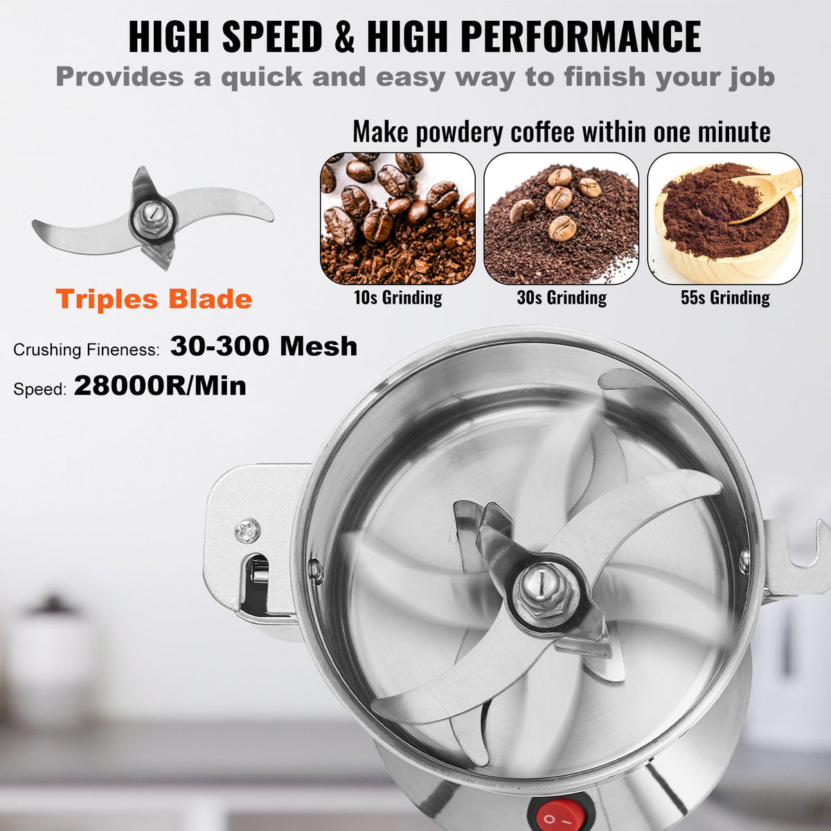 750 g Electric Grain & Spice Mill