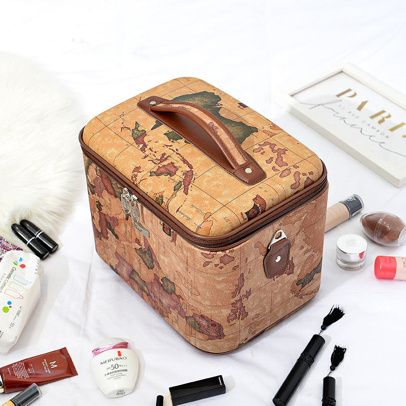 Large Portable Cosmetic Case