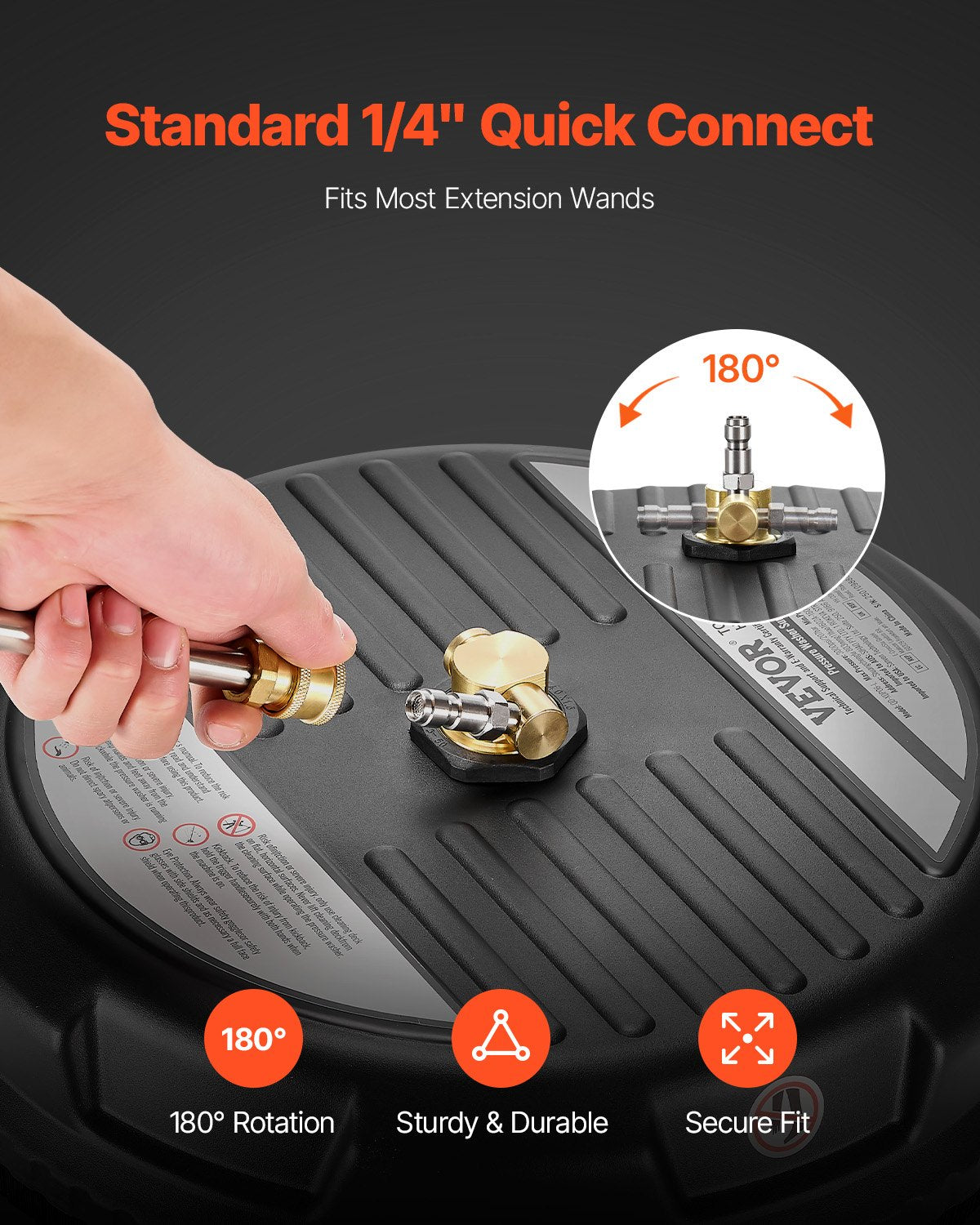 15-Inch Pressure Washer Surface Cleaner