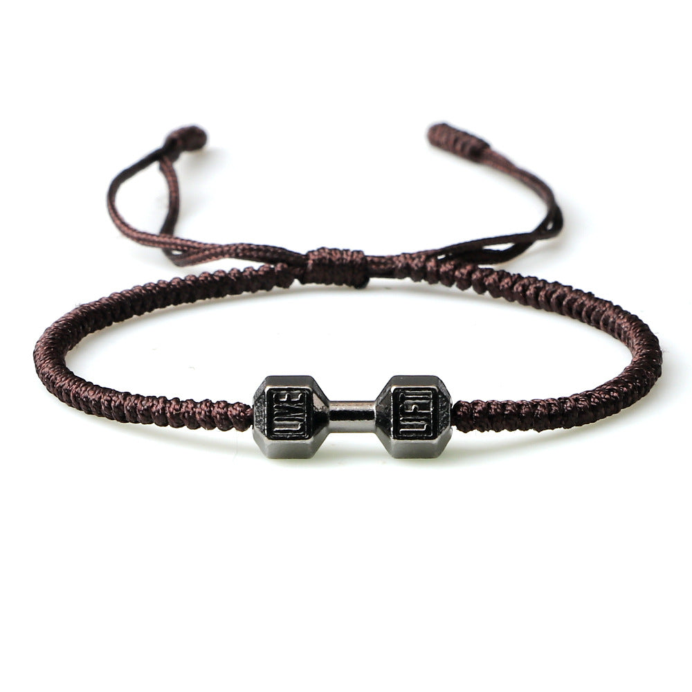Woven Dumbbell Bracelet