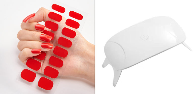 Letter Design Nail Stickers