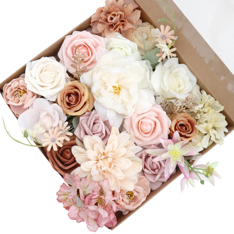 Boxed Silk Flower Bouquet