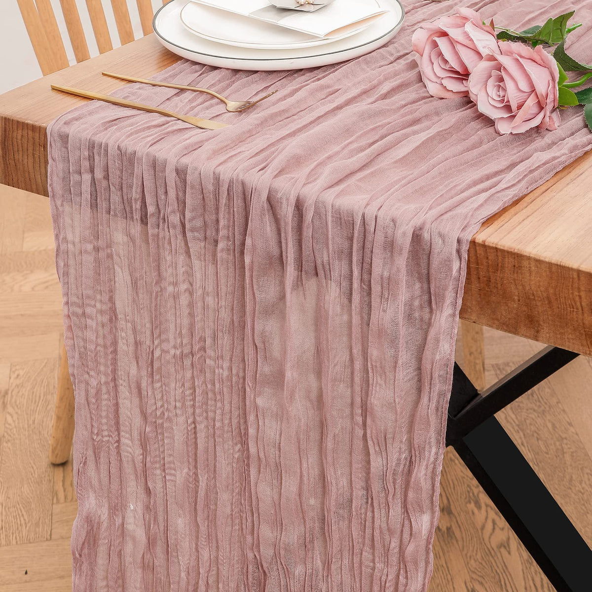 Bohemian Voile Table Runner