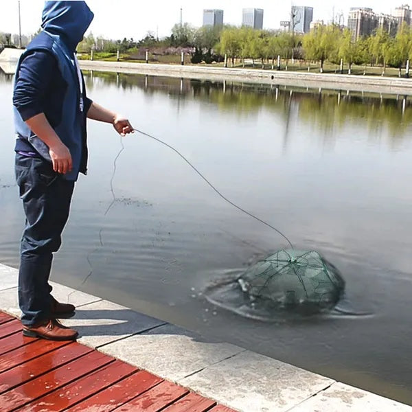 Folding Fish & Crab Trap Net