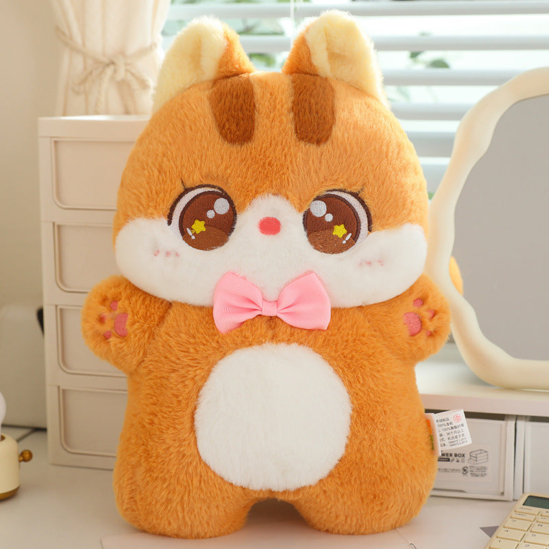 Colorful Cat Plush Pillow