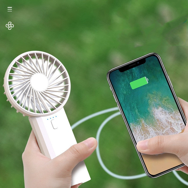 Handheld USB Fan & Power Bank