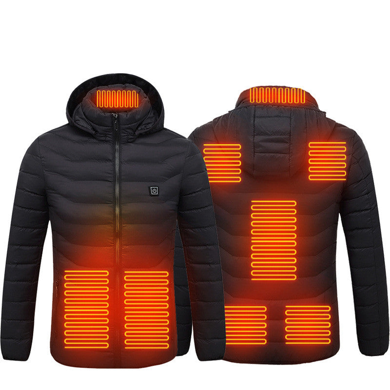 Men's USB Heated Hooded Jacket