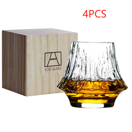 Mount Fuji Whiskey Glass