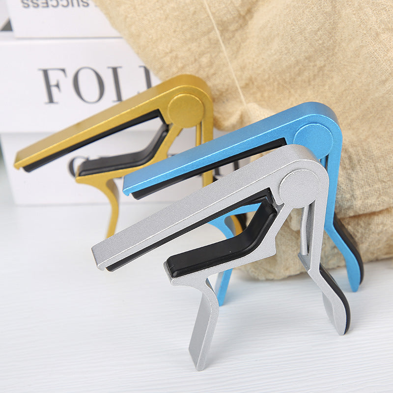 Wooden Guitar Capo with Picks