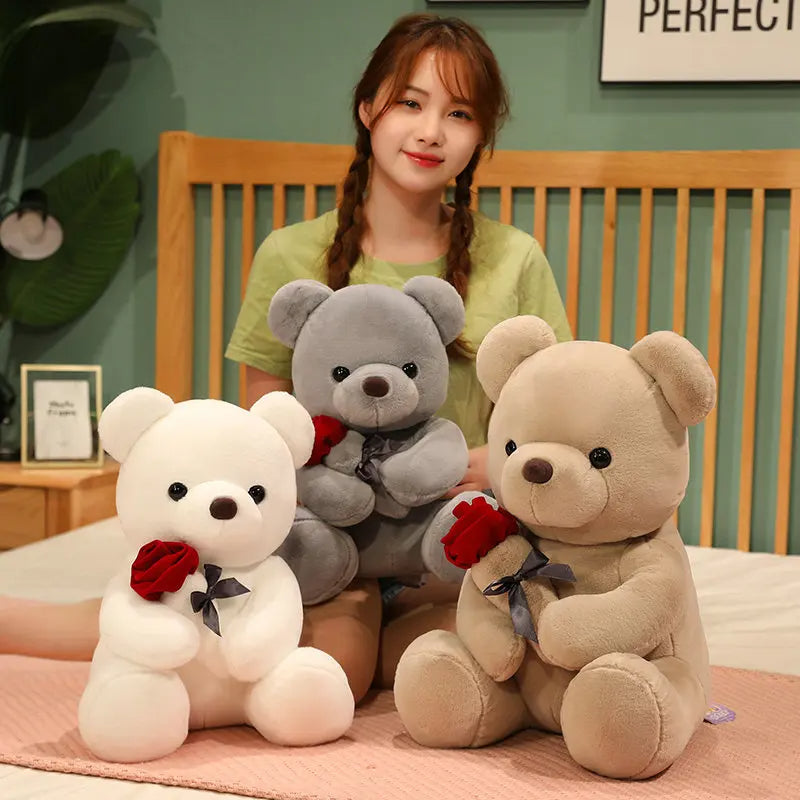 Rose Teddy Bear Plush