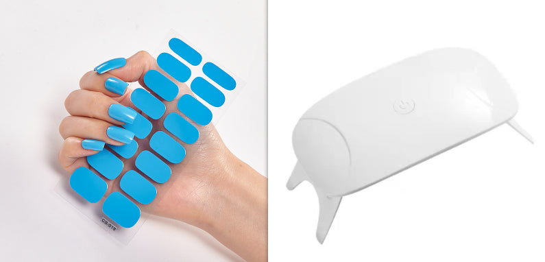 Letter Design Nail Stickers