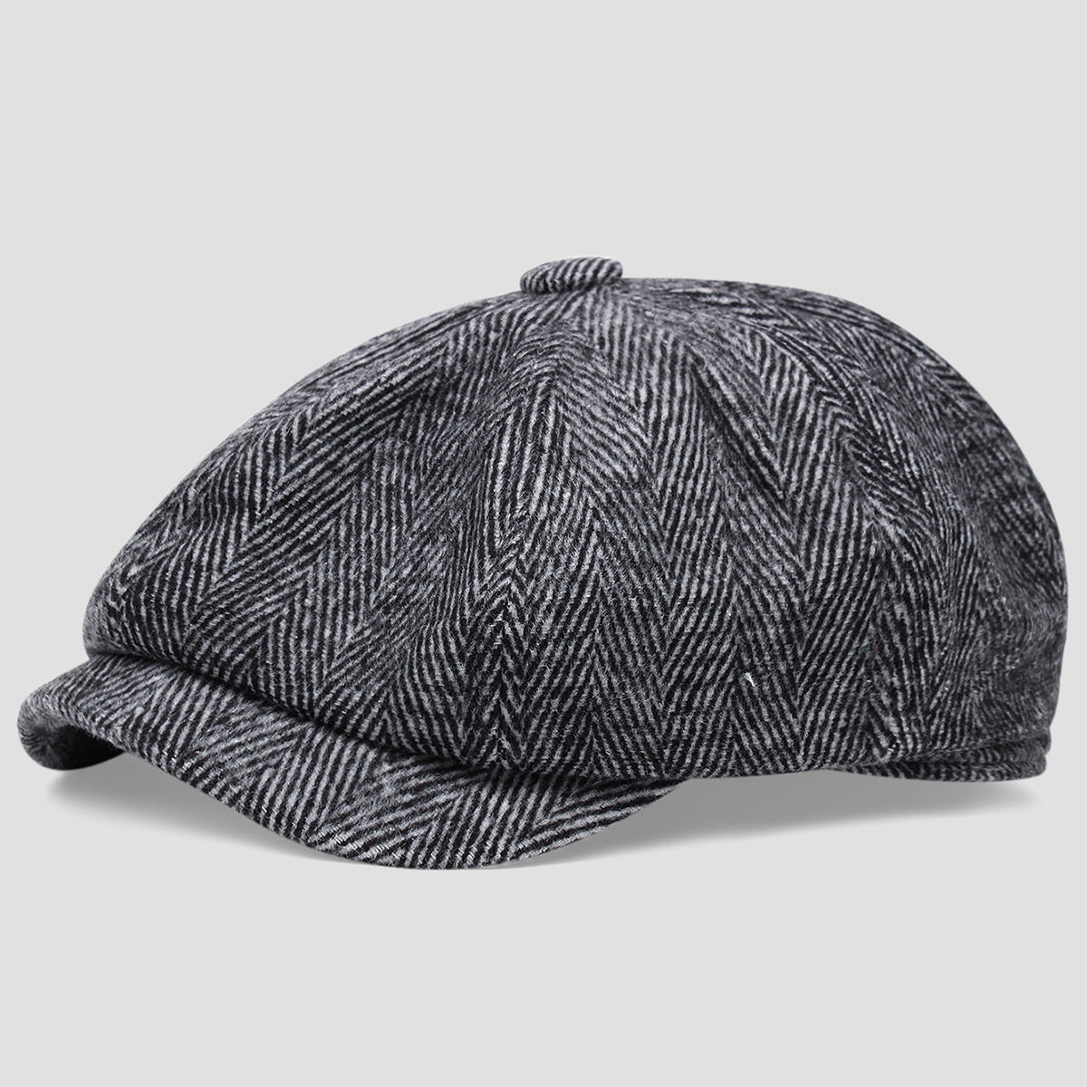 Octagonal Newsboy Cap