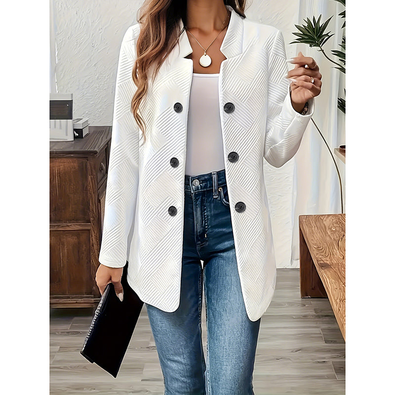 Open-Front Blazer Cardigan