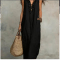 Women's Ruffle A-Line Dress with Pockets