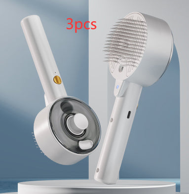 Self-Cleaning Pet Steam Brush