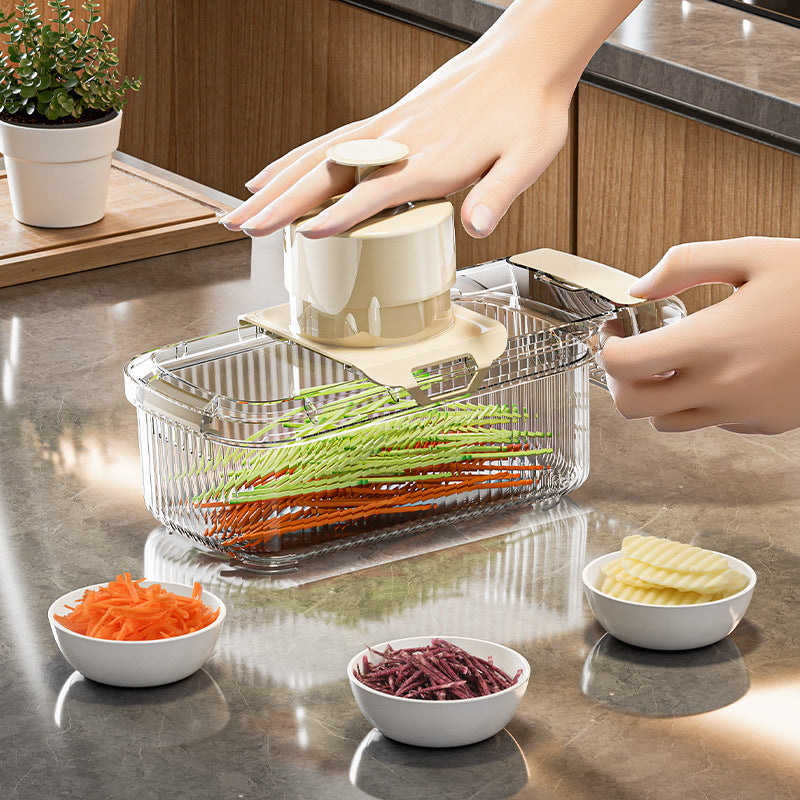 2-in-1 Vegetable Chopper & Drainer