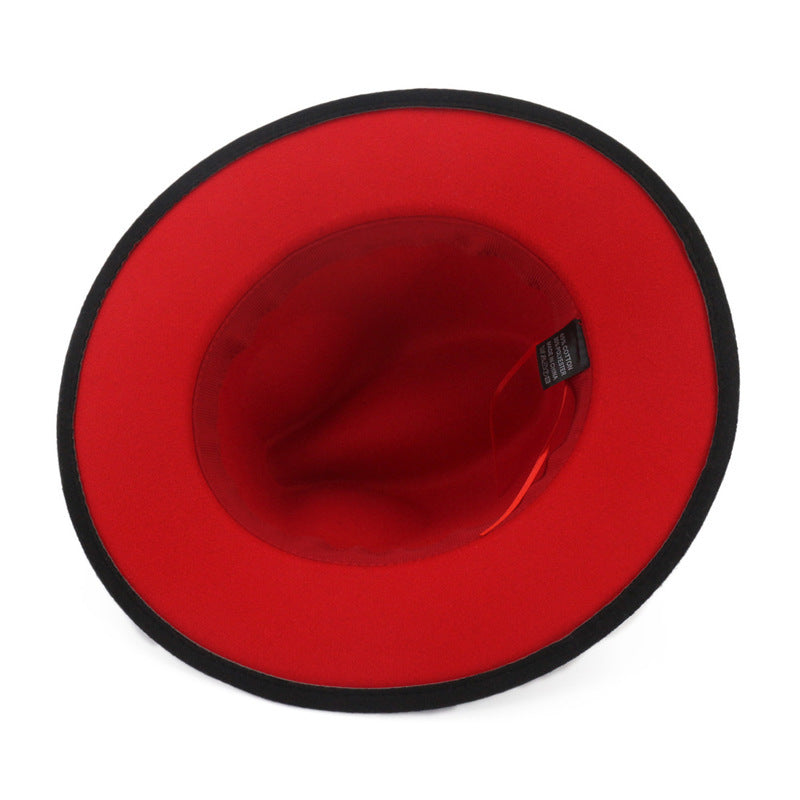 Two-Tone Wool Fedora