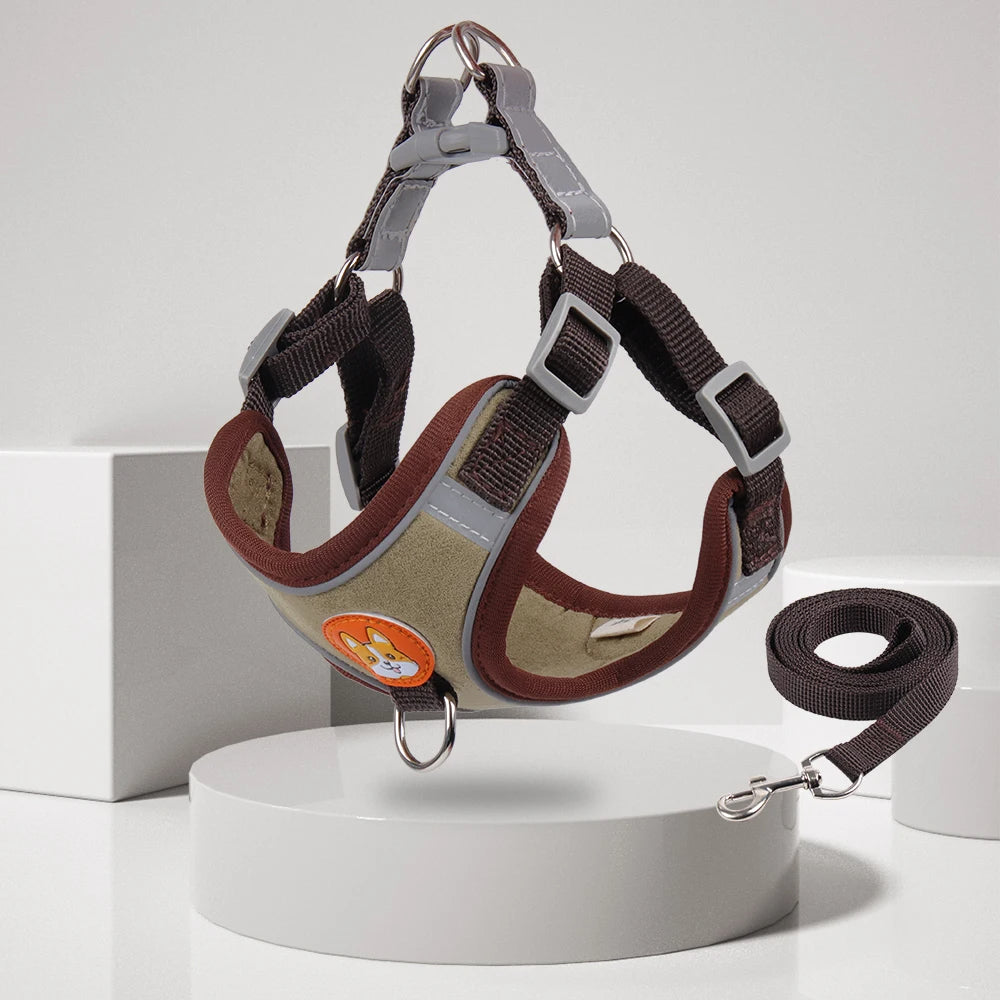 Reflective No-Pull Dog Harness & Leash