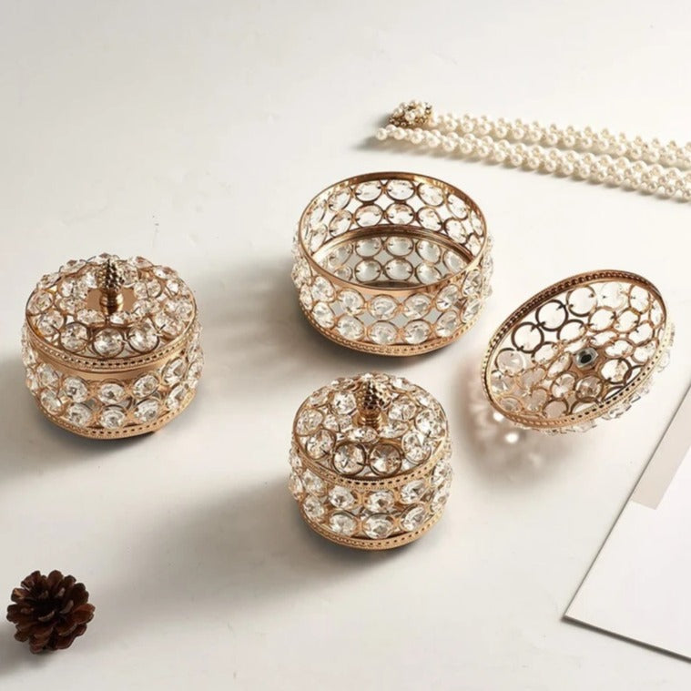 Crystal Trinket Jewelry Box
