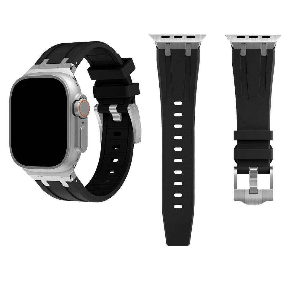 Two-Tone Silicone Smartwatch Band