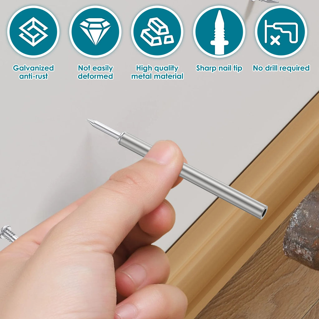 No-Drill Seamless Wall Nails