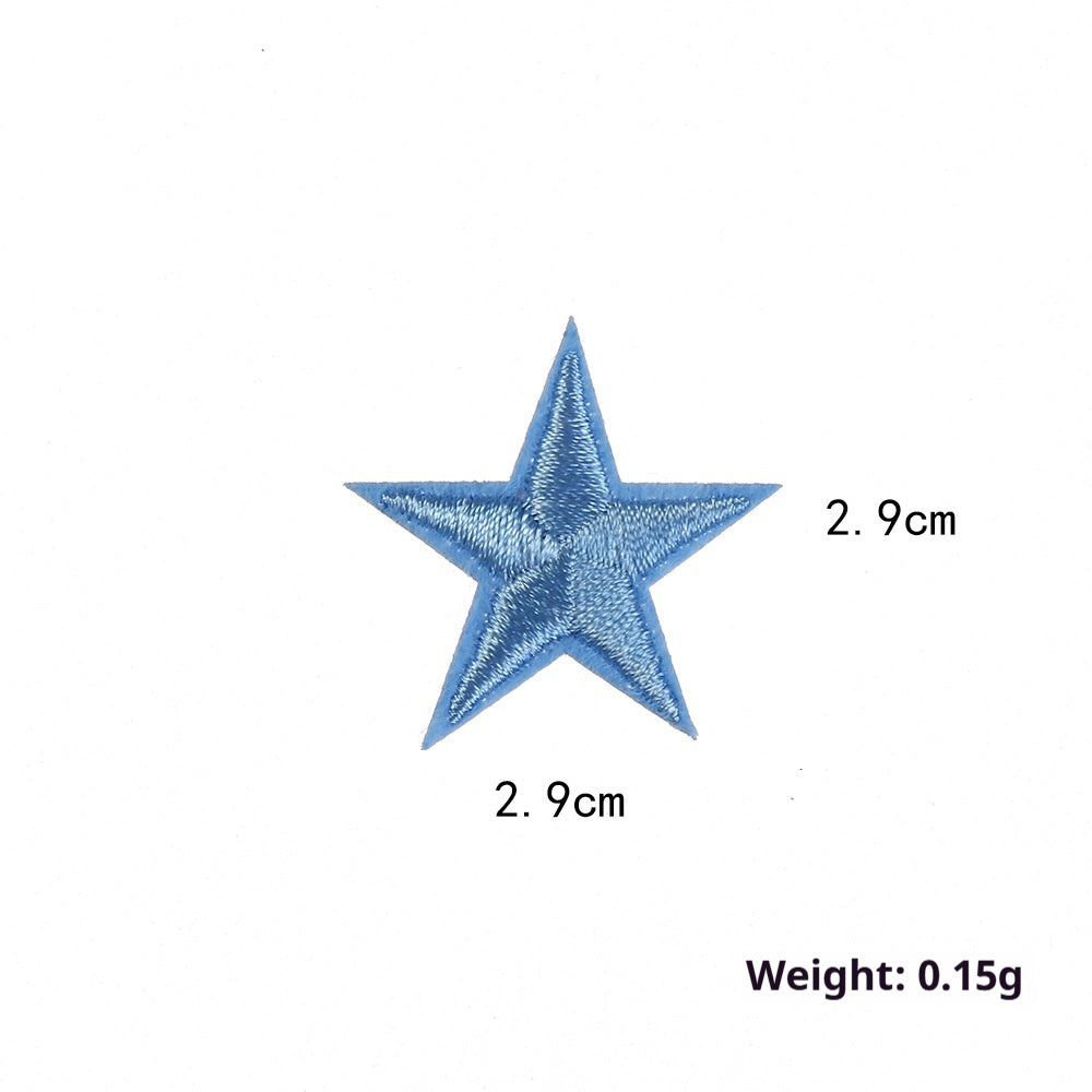 Embroidered Star Patches
