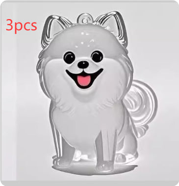 Dog Breed Fuzzy Keychain