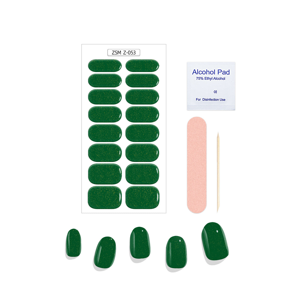 Glitter Gel Nail Strips