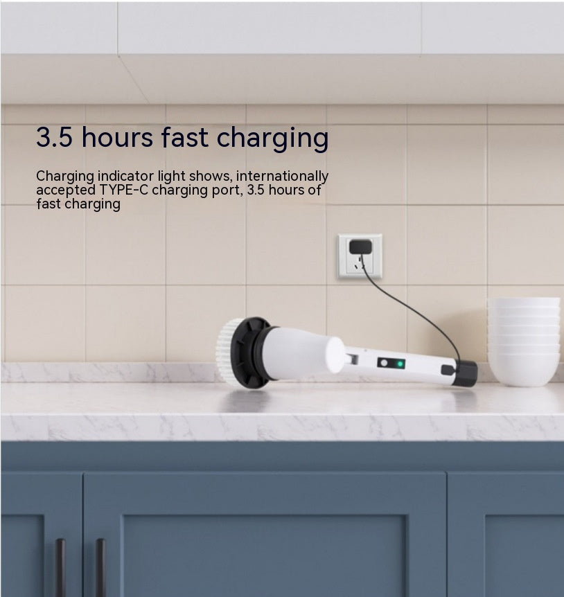 7-in-1 Cordless Spin Scrubber