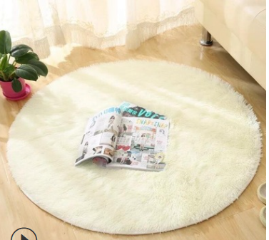 Fluffy Round Chair Cushion