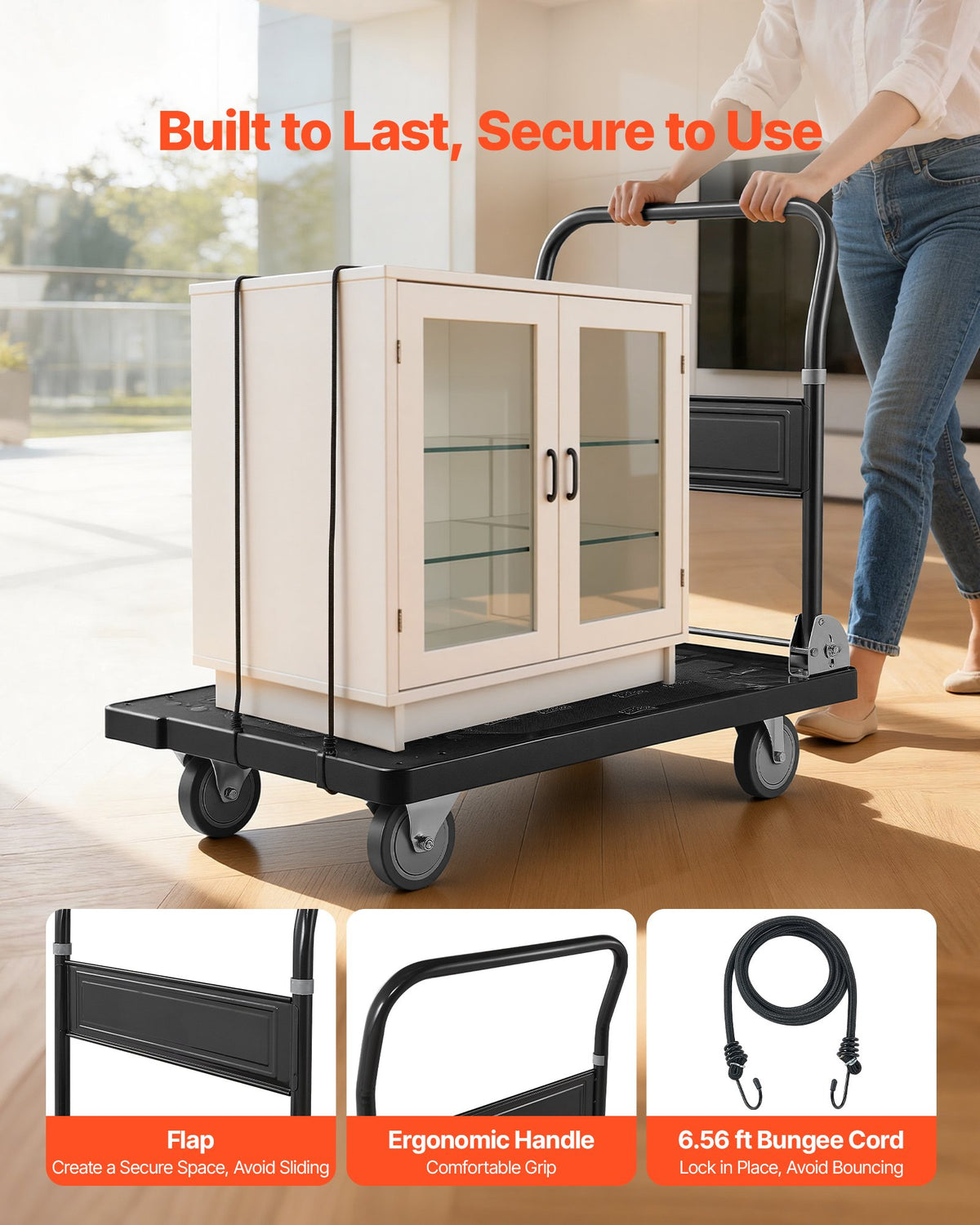 Foldable Platform Push Cart