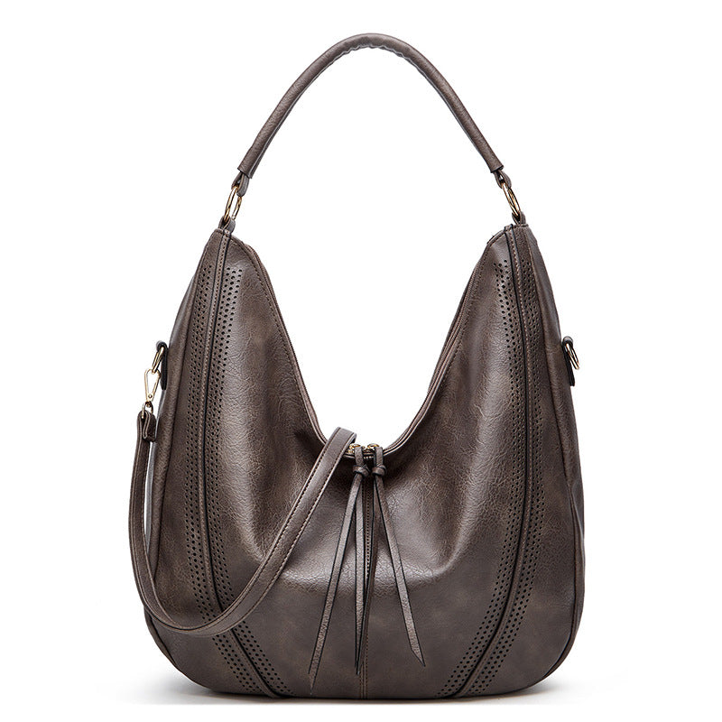 Retro Tassel Hollow Tote