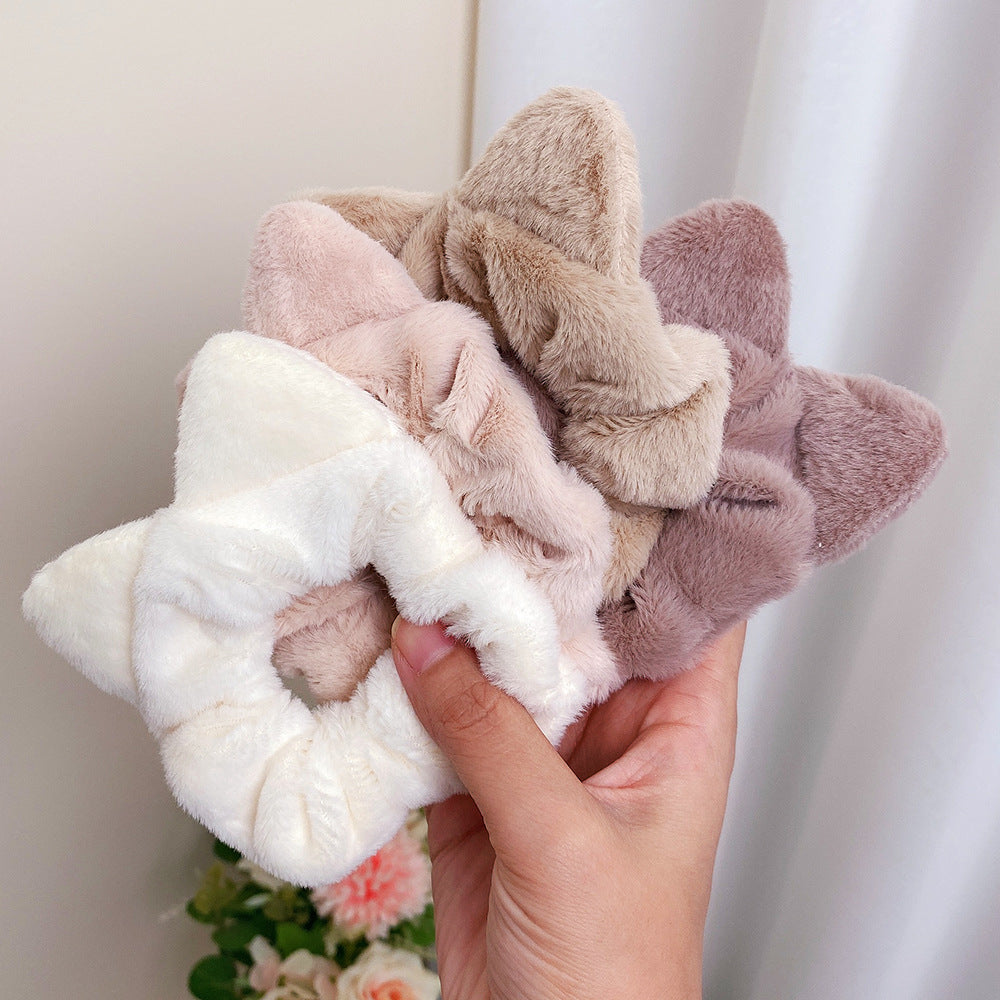 Cat Ear Plush Scrunchie