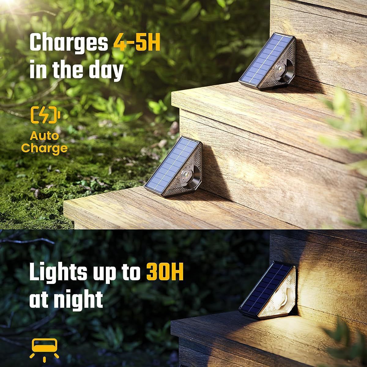 Solar Color Step Light