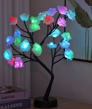 Glowing Rose Tree Lamp