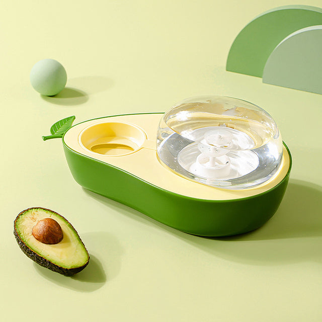 Avocado Pet Feeder Set