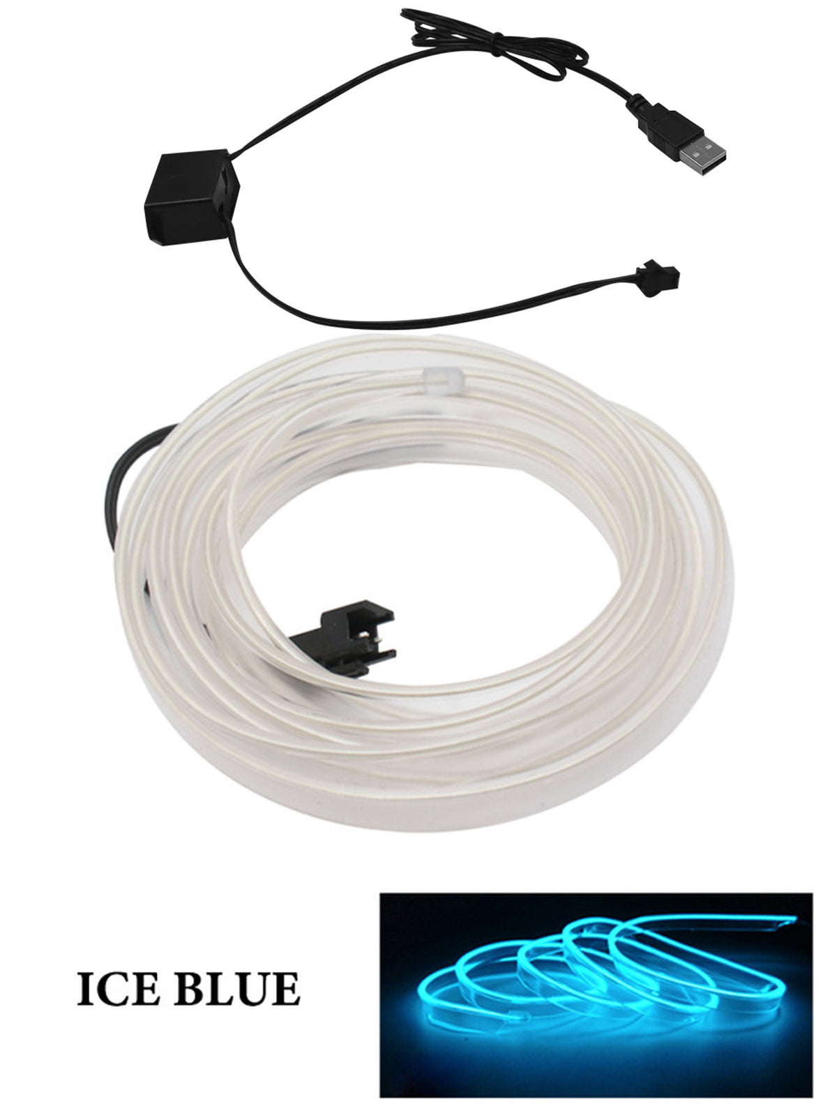 USB Neon Dashboard Light Strip