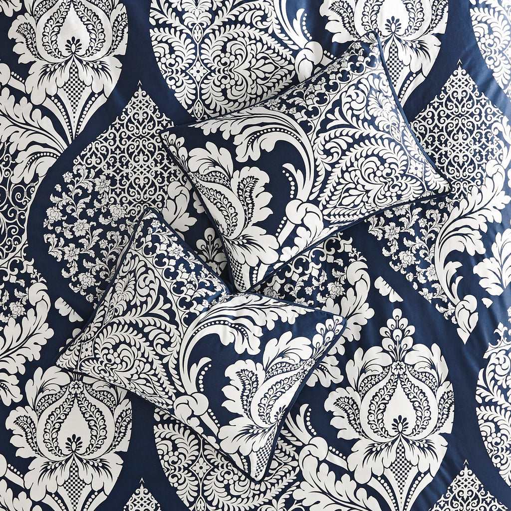 7-Piece Printed Cotton Comforter Set (King)