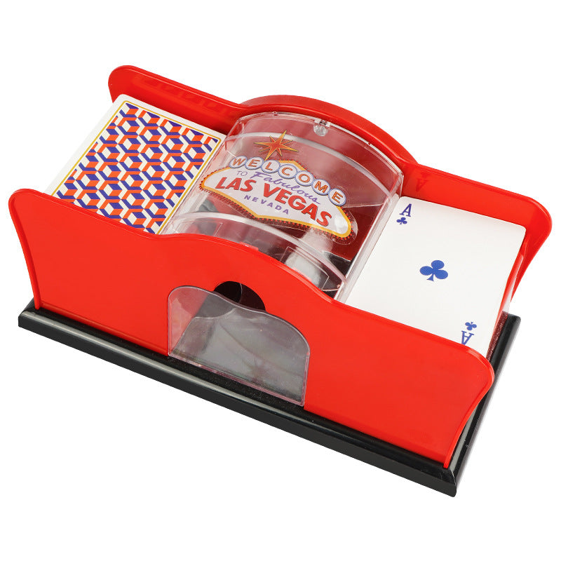 Hand-Crank Card Shuffler