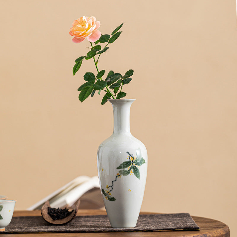 Retro Porcelain Flower Vase